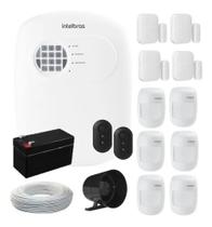 Kit Alarme Intelbras Residencial Comercial 10 Sensor Via App