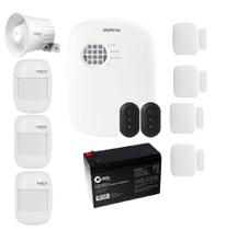 Kit Alarme Intelbras Residencial Comercial 7 Sensores 24 Net Via App