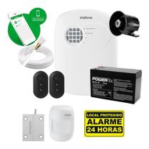 Kit Alarme Intelbras Sensor Cf Porta De Aço E Infravermelho