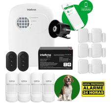 Kit Alarme Inteligente Intelbras 10 Sensores Sem Fio com Tecnologia PET Kit Alarme Inteligente Intelbras 10 Sensores Sem Fio com Tecnologia PET