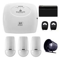 Kit Alarme JFL SmartCloud 32 c/ 3 Sensores Pet Immunity, WiFi e App