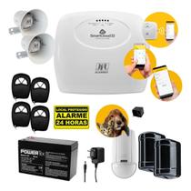 Kit Alarme JFL SmartCloud 32 c/ Sensor Pet Immunity e Sensor de Barreira Kit Alarme JFL SmartCloud 32 c/ Sensor Pet Immunity e Sensor de Barreira