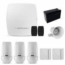 Kit alarme jfl smartcloud 32 wifi 3 ir s fio 2 abertura
