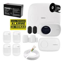 Kit Alarme Monitorado AMT 1016 NET com 6 Sensores Sem Fio, Teclado e Acesso Via App