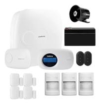 Kit Alarme Monitorado Intelbras AMT 1016 NET com Teclado, 7 Sensores Sem Fio e Pet Immunity