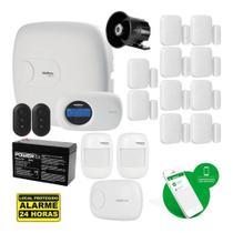 Kit Alarme Monitorado Intelbras Amt 2018e 12 Sensores S/ Fio