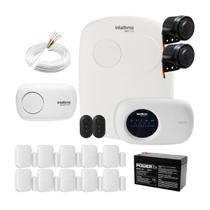 Kit Alarme Monitorado Intelbras AMT 2118 EG com 10 Sensores Sem Fio e 2 Sirenes Kit Alarme Monitorado Intelbras AMT 2118 EG com 10 Sensores Sem Fio e 2 Sirenes