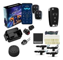 Kit Alarme Positron PX360BT Starter Universal + Trava Elétrica 4 Portas + Chave Canivete PX80