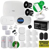 Kit Alarme Profissional Intelbras AMT 2018 E Sensores Tripla Tecnologia e 2 Sirenes