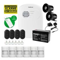 Kit Alarme Residencial ANM 24 NET c/ 6 Sensores IVP 1000 PET e 2 Sirenes