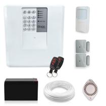 Kit Alarme Residencial Bopo 3 Sensores Sem Fio e Discadora Kit Alarme Residencial Bopo 3 Sensores Sem Fio e Discadora