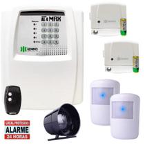 Kit Alarme Residencial Com Discadora 4 Sensores E 1 Sirene
