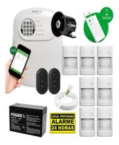 Kit Alarme Residencial Comercial Intelbras 7 Sensor Pet C/f