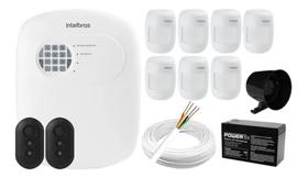 Kit Alarme Residencial Comercial Intelbras 7 Sensores C/ App Kit Alarme Residencial Comercial Intelbras 7 Sensores C/ App