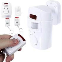 Kit Alarme Residencial Controle Remoto Sensor de Presença Segurança