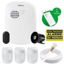 Kit Alarme Residencial e Comercial ANM 24 NET com 3 Sensores com Fio