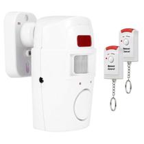 Kit Alarme Residencial Sem Fio Com Sensor Sirene 2 Controles