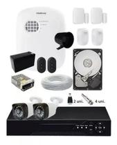 Kit Alarme Residencial Sem Fio + Kit Câmeras Full Hd 1080p Infra Kit Alarme Residencial Sem Fio + Kit Câmeras Full Hd 1080p Infra