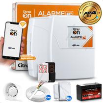 Kit Alarme S/ Fio Wi-fi App Celular Ppa 6 Sensor Com Bateria