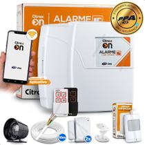 Kit Alarme S/ Fio Wifi Residencial 3 Sensores App Celular