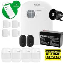 Kit Alarme Sem Fio 8 Sensores Intelbras e XAS 4010 com Acesso por App