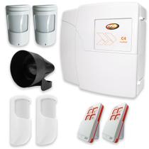 Kit Alarme Sem Fio C4 Com Pet 10Kg 4 Setores Monitoramento Residencial - PPA