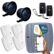 Kit Alarme sem Fio com Wifi 4 Sensores de Parede com 2 Controles Kit Alarme sem Fio com Wifi 4 Sensores de Parede com 2 Controles