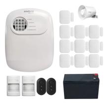 Kit Alarme Sem Fio Intelbras 10 Magnéticos, 2 Infra PET, Bateria e Sirene Kit Alarme Sem Fio Intelbras 10 Magnéticos, 2 Infra PET, Bateria e Sirene