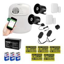 Kit Alarme Sem Fio Intelbras 2 Magnéticos, 2 Sirenes e Bateria
