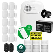 Kit Alarme Sem Fio Intelbras ANM 24 NET ,10 Sensores Magnéticos , 3 PET e Bateria Kit Alarme Sem Fio Intelbras ANM 24 NET ,10 Sensores Magnéticos , 3 PET e Bateria