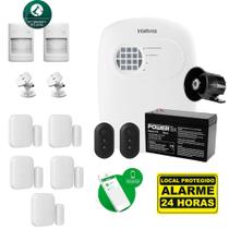 Kit Alarme Sem Fio Intelbras ANM 24 NET, 5 Sensores Magnéticos, 2 PET Infra , Bateria