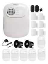 Kit Alarme Sem Fio Intelbras ANM 24 NET com 12 Sensores e 2 Sirenes