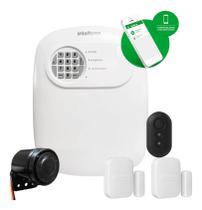 Kit Alarme Sem Fio Intelbras ANM 24 NET com 2 Sensores e Acesso Via App