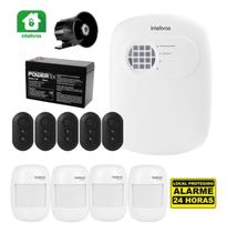 Kit Alarme Sem Fio Intelbras ANM 24 NET com 4 Sensores e 5 Controles Via App