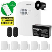 Kit Alarme Sem Fio Intelbras ANM 24 NET com 5 Sensores de Abertura