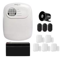 Kit Alarme Sem Fio Intelbras ANM 24 NET com 5 Sensores de Abertura