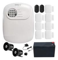 Kit Alarme Sem Fio Intelbras ANM 24 NET com 7 Sensores e 2 Sirenes