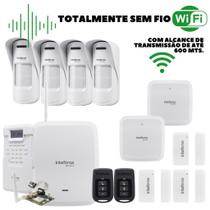 Kit Alarme Sf E Wifi Amt 8000 C/ Sensores Externo E Magnétic