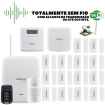 Kit Alarme Wifi Intelbras Amt 8000 C/ 15 Sensores E Xag 8000