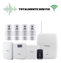 Kit Alarme Wifi Sf Amt 8000 4 Sensores C/ Câmera Intelbras