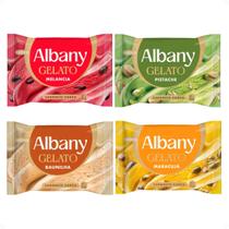 Kit Albany Sabonete Corporal Gelato: Melancia, Maracujá, Pistache e Baunilha 80g Kit Albany Sabonete Corporal Gelato: Melancia, Maracujá, Pistache e Baunilha 80g