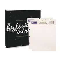 Kit Álbum Autocolante Histórias + 2 Refil Ical Kit Álbum Autocolante Histórias + 2 Refil Ical