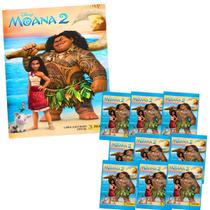 Kit Álbum Brochura + 10 Envelopes Disney Moana 2 Panini Kit Álbum Brochura + 10 Envelopes Disney Moana 2 Panini