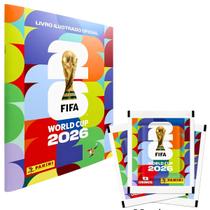 Kit Álbum Brochura C/5 Envelopes Copa do Mundo 2026 Panini