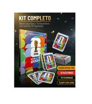 Kit Álbum Capa Dura+70 figurinhas Copa Mundo 26 Orig Panini
