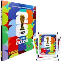 Kit Álbum Capa Dura C/5 Envelopes Copa do Mundo 2026 Panini Kit Álbum Capa Dura C/5 Envelopes Copa do Mundo 2026 Panini