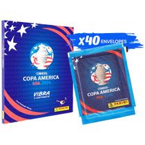 Kit Álbum Capa Dura Copa América USA 2024 + 200 Figurinhas - Panini