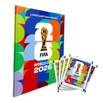 Kit Álbum Capa Dura Copa Do Mundo 2026 + 175 Figurinhas