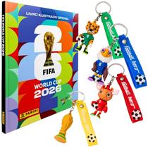 Kit Álbum Capa Dura e Chaveiros Copa do Mundo 2026 Panini Kit Álbum Capa Dura e Chaveiros Copa do Mundo 2026 Panini