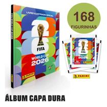 Kit Álbum Capa Dura Oficial e 168 Figurinhas Copa do Mundo 2026 FIFA Kit Álbum Capa Dura Oficial e 168 Figurinhas Copa do Mundo 2026 FIFA